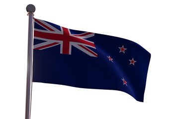 Flag in the wind  -New Zealand 