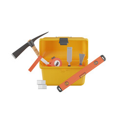 Tools Carpentry 7 3D Illustrations
