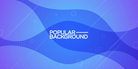 Abstract colorful blue gradient with wavy lines background. Simple pattern for display product ad website template wallpaper poster. Eps10 vector