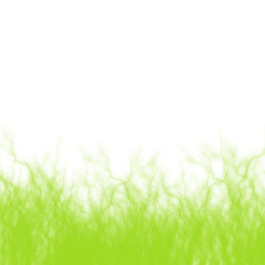 Fototapeta premium green lightning bottom area frame