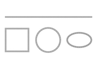 frame design material. asian traditional.