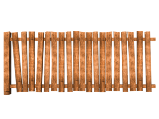 wooden fence
