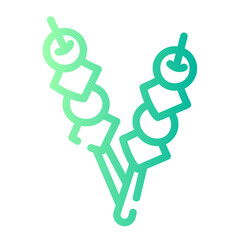 Satay gradient icon