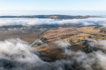 foggy morning in the valley