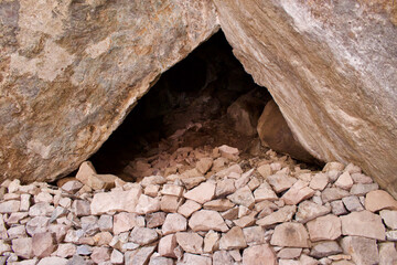 opening in a cave opening in Peru