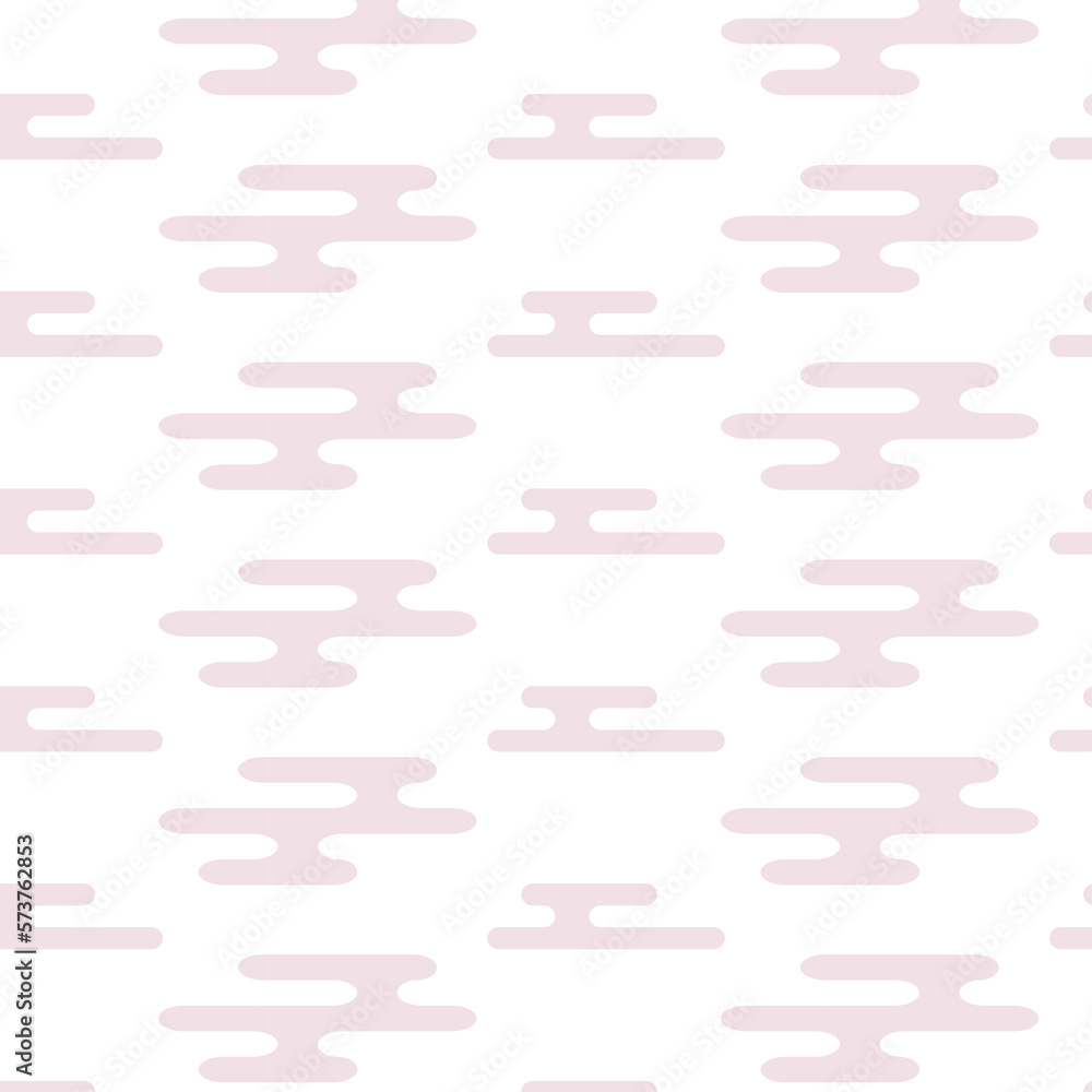 Wall mural background pattern made with chinese style cloud icon