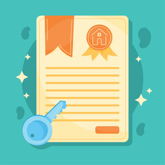 contract with key house