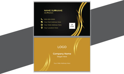 Fototapeta premium Business card template.