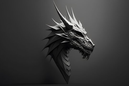 dragon symbol created using AI Generative Technology