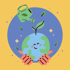 planting tree in the world