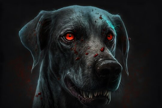 zombie dog created using AI Generative Technology