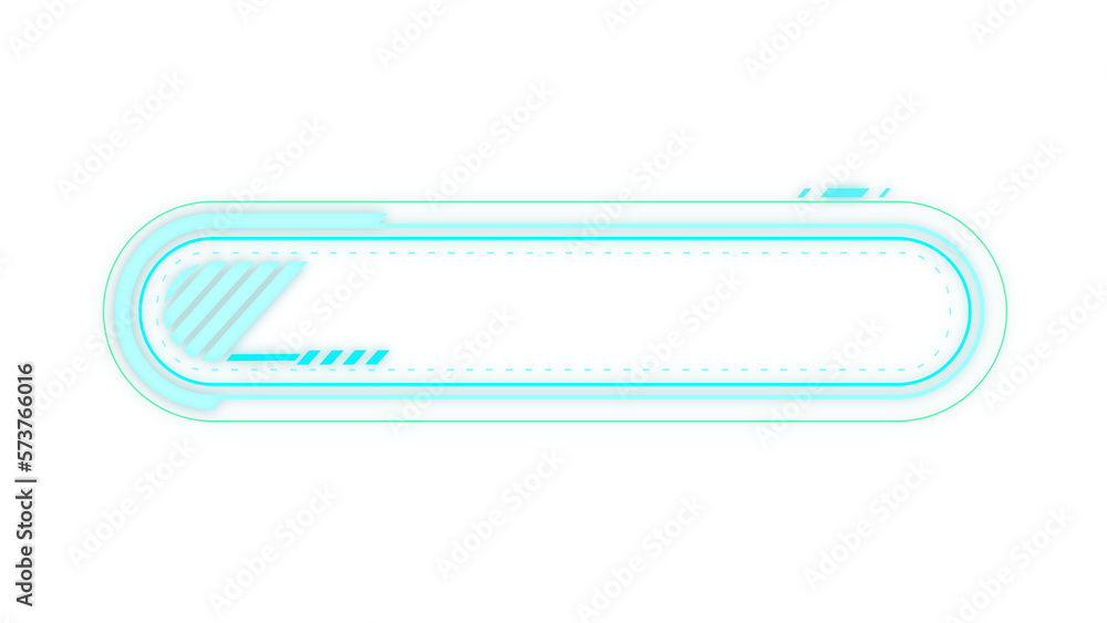 Aufkleber abstract tab hi-tech hud sci-fi display interface frame digital technology element