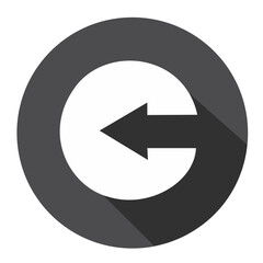 Grey Icon Next and Back for design