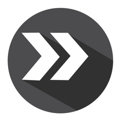 Grey Icon Next and Back for design