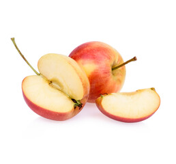 Fresh apple isolated on white background