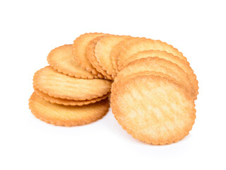  Biscuits isolated on white background