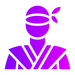 ninja gradient icon