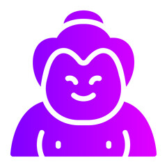 sumo gradient icon