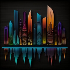 City Chef Knives (Abstract)