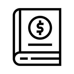 bookkeeping line icon