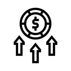 Obraz premium payment line icon