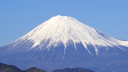 富士山のアップ