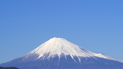 富士山のアップ