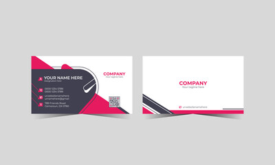 Modern business card design template. Visiting card.