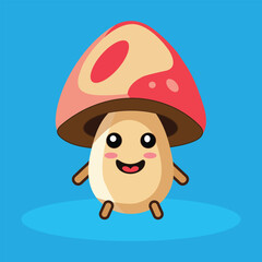 mushroom cartoon illustration