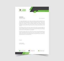 Obraz premium Letter head template vector file creative design