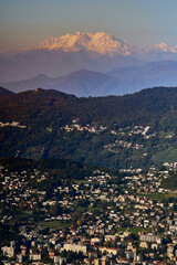 Swiss Alps in autumn, Monte Tamaro, Switzerland