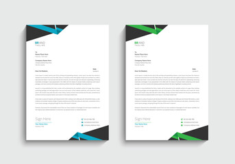 Corporate business letterhead