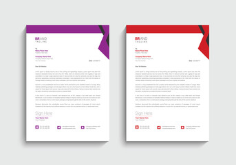 Letterhead template
