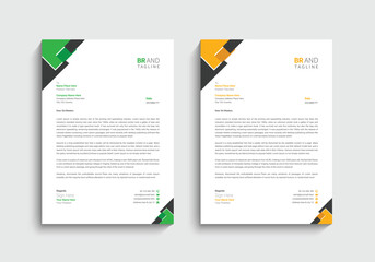 Clean and minimal letterhead