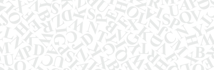 Creative and modern background with letters.	