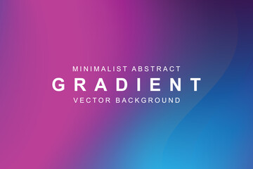 Minimalist abstract gradient vector background