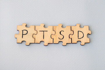 Obraz premium PTSD Puzzle - Piecing Together the Pieces of Trauma