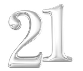 21 Silver Number 