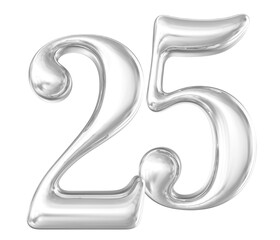25 Silver Number 