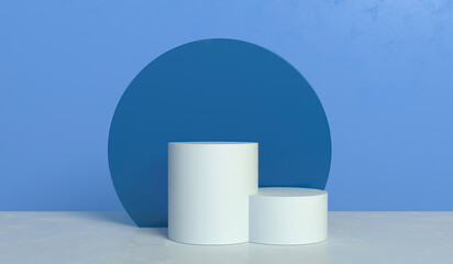 Background stand empty, stage platform, pedestal, abstract 3D display product