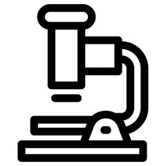 microscope icon or logo isolated sign symbol vector illustration - high quality black style vector icons
