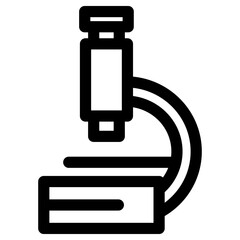 microscope icon or logo isolated sign symbol vector illustration - high quality black style vector icons
