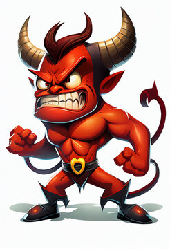 devil superhero cartoon character