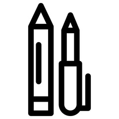 stationary icon or logo isolated sign symbol vector illustration - high quality black style vector icons
