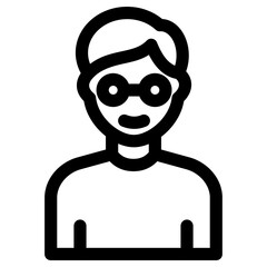 teacher icon or logo isolated sign symbol vector illustration - high quality black style vector icons
