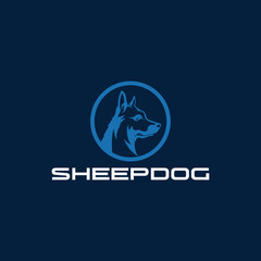 SheepDog Simple Vector Logo