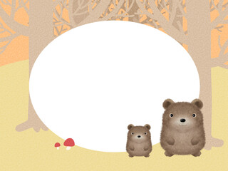 クマのフレーム