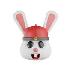 Rabbit Chinese New Year 3D Illustrations