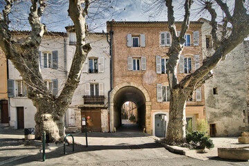 Aups town (Gorges du Verdon) in the Provence-Alpes-Côte d'Azur region, France