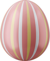 Easter egg transparent background.